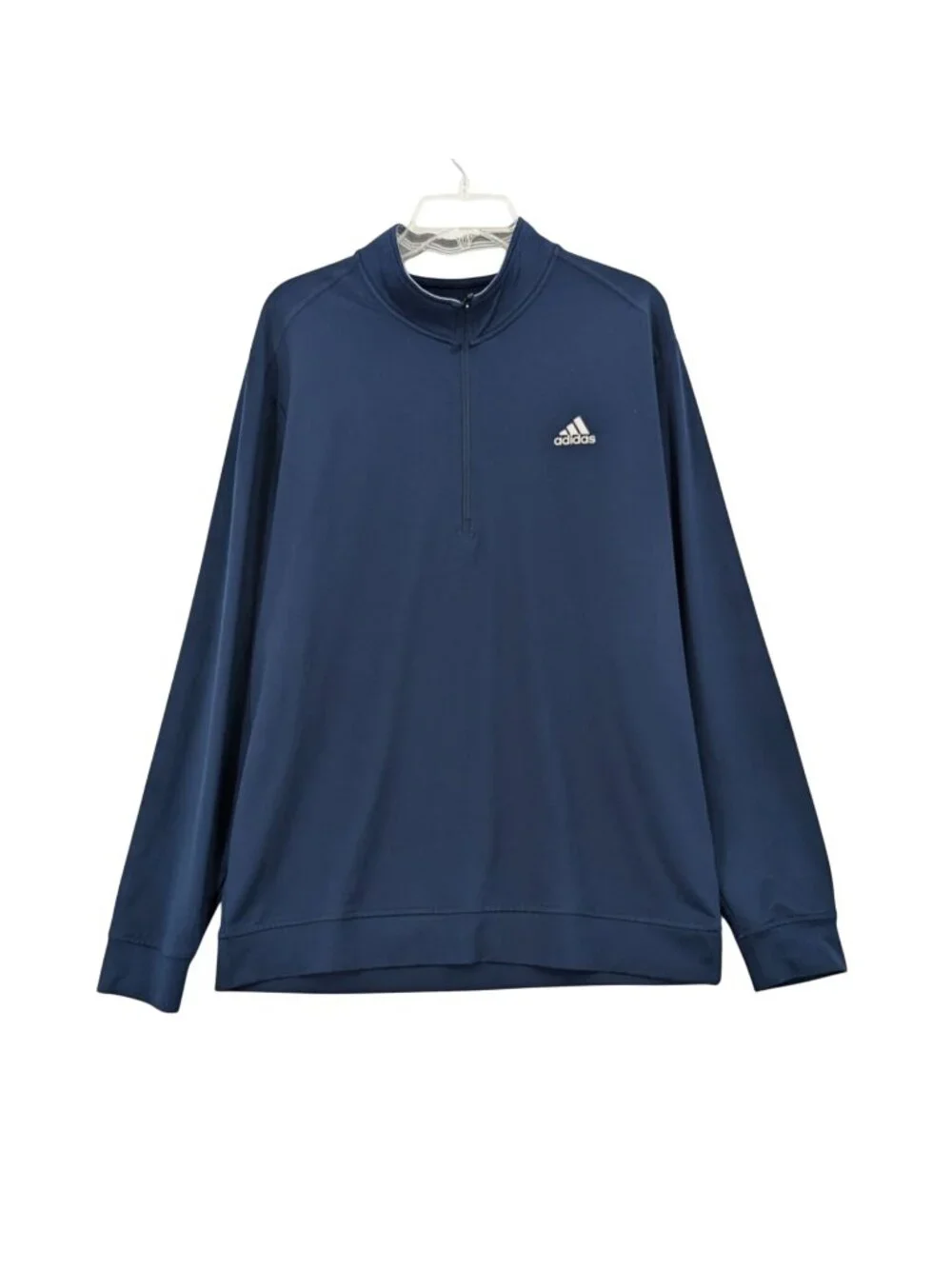 Adidas Golf Quarter Zip Pullover Lightweight Jacket Performance Athleisure Large